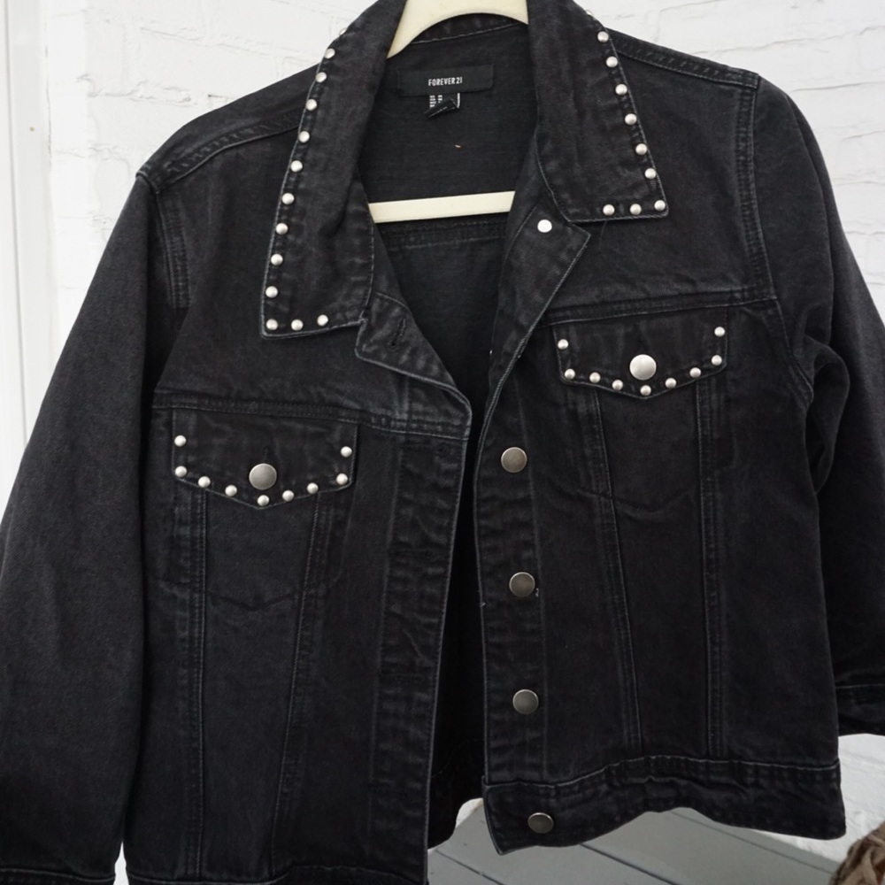 Black Jean Jacket